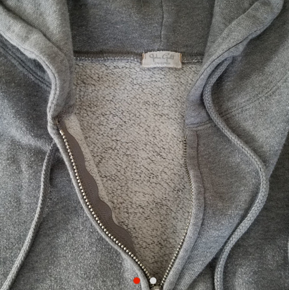 Brandy melville cropped zip up jacket